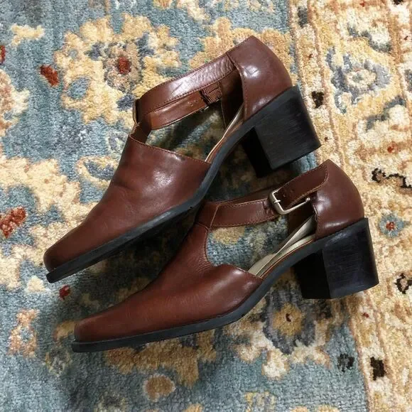 90s vintage leather sandals by Westies - Picture 2 of 6